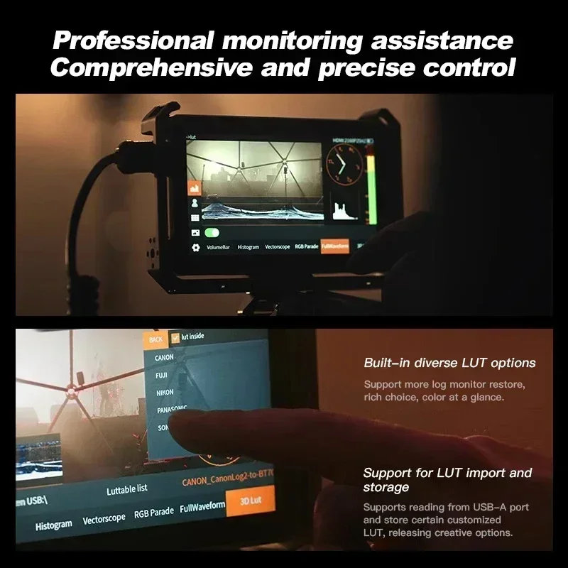 Viltrox DC-X3 DC-X2 6 Inch 4K Touch Screen Portable Camera Monitor
