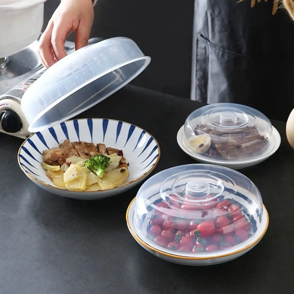 Reusable Vented Microwave Splatter Cover Lid Food Fresh Keeping Plastic Universal Covering Kitchen Bowls Cake Dish 1Pcs food cover fresh keeping cover microwave cover preservation cover