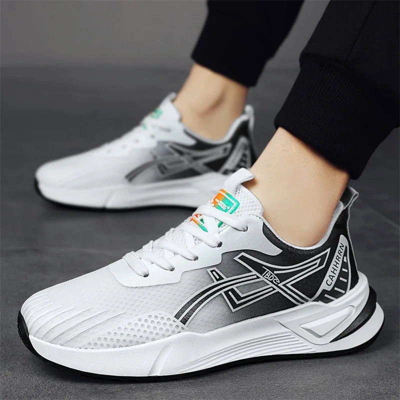 

Spring men's shoes 2023 new mesh casual sports shoes men's increased climax shoes men breathable old daddy shoes students