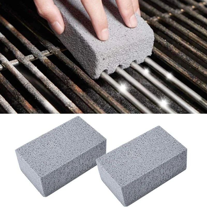 Barbecue Grill Cleaner BBQ Grill Cleaning Brick Block Barbecue Stone Kitchen Gadgets Magic Dishwashing Sponge Cleaner Melamine Eraser