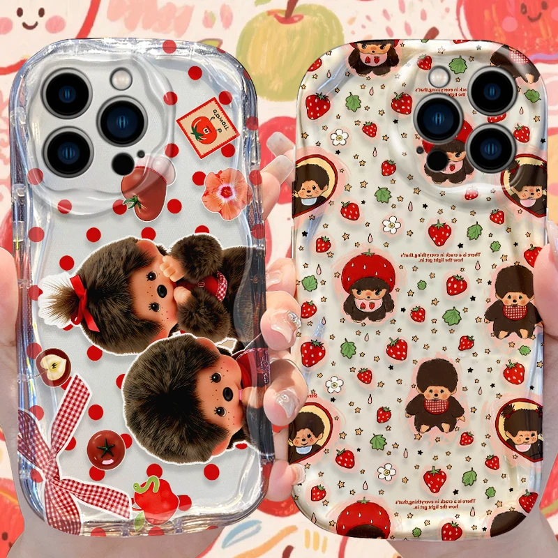Strawberry Hat Print Phone Case by M-Monchhichis