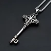 Large Size Fashion Vintage Punk Key Pendant Stainless Steel Unique Amulet Necklace For Men Biker Jewelry Gift Dropshipping 1