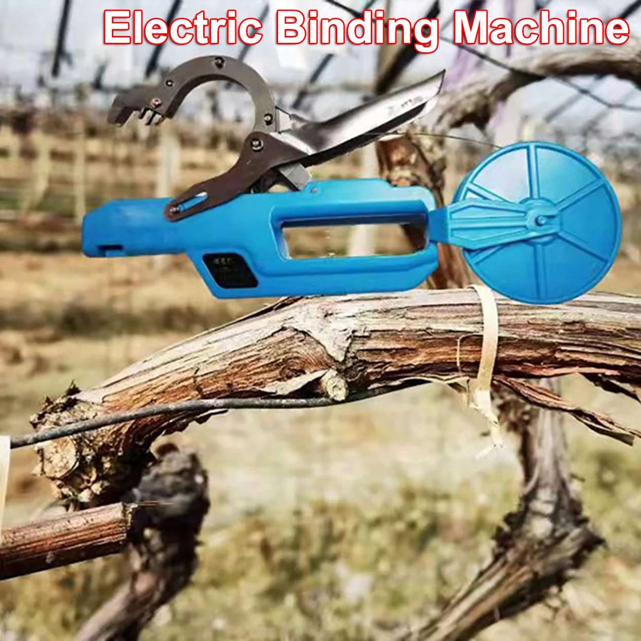 Electric Binding Machine Garden Tools Plant Tying Tool Vegetable Stem Strapping Tapener Machine