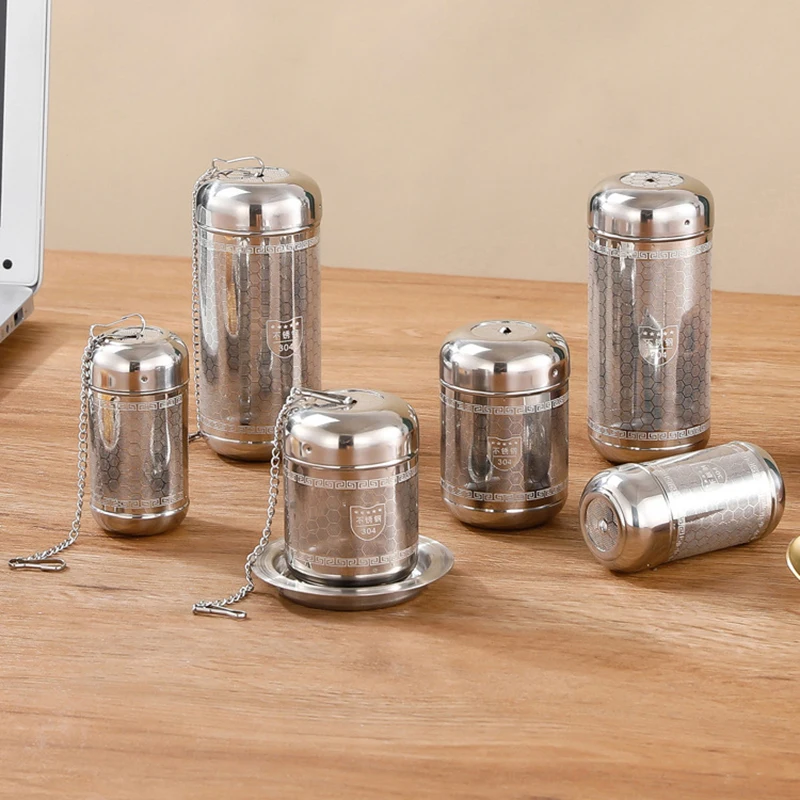 Stainless Steel Tea Leak Coffee Tea Filter Leaves Spice Seasoning Ball Strainer Teapot Fine Mesh Kitchen Accessories
