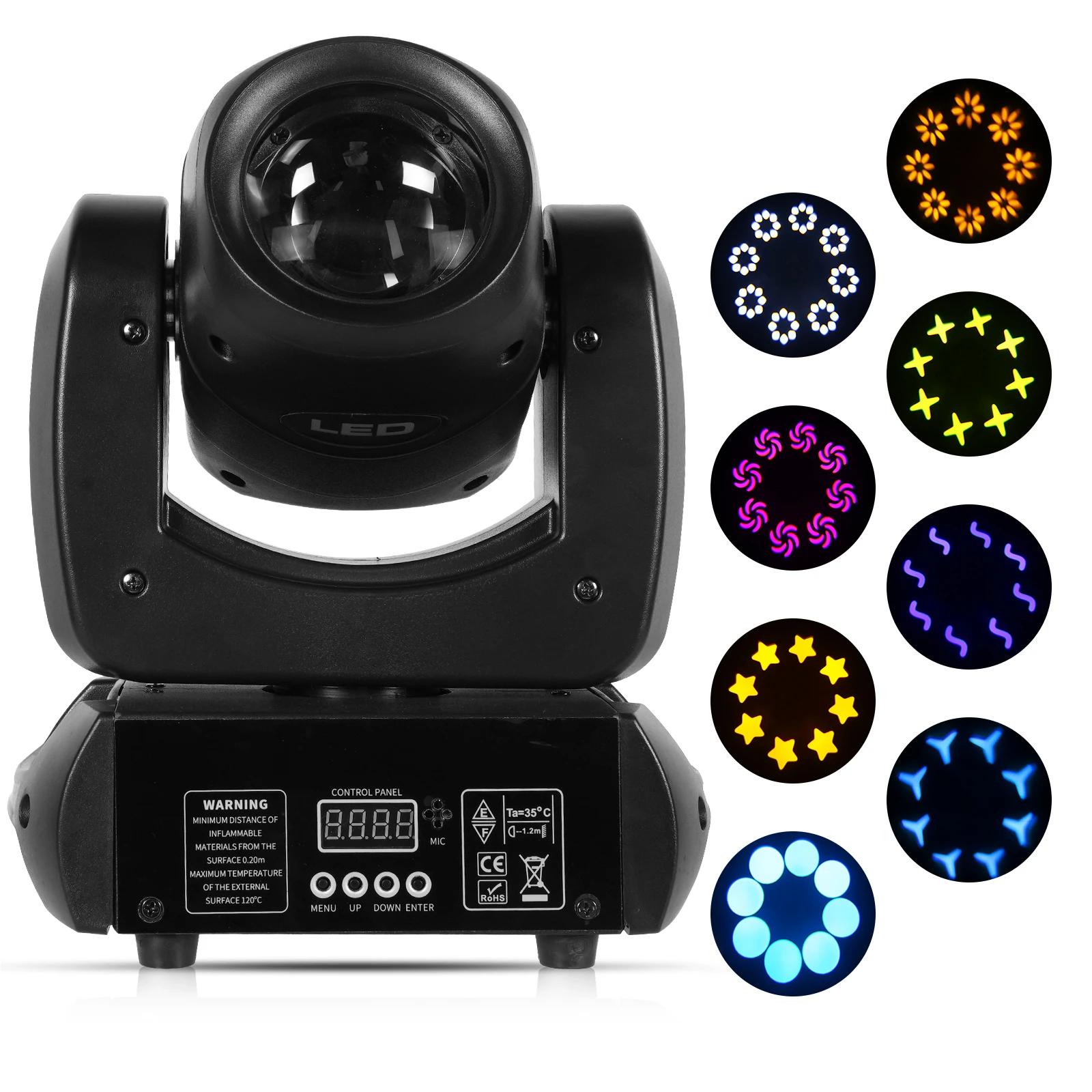 Stage Light 100w Steel Gun High Brightness Powerful Moving Head Beam Disco Party Club Bar Dj Show Effect Equipment Led Rgbw Bar