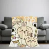 Cartoon C-Chiikawasss Blanket Skin friendly comfort warm soft plush blanket suitable sofa living room office bedroom 2