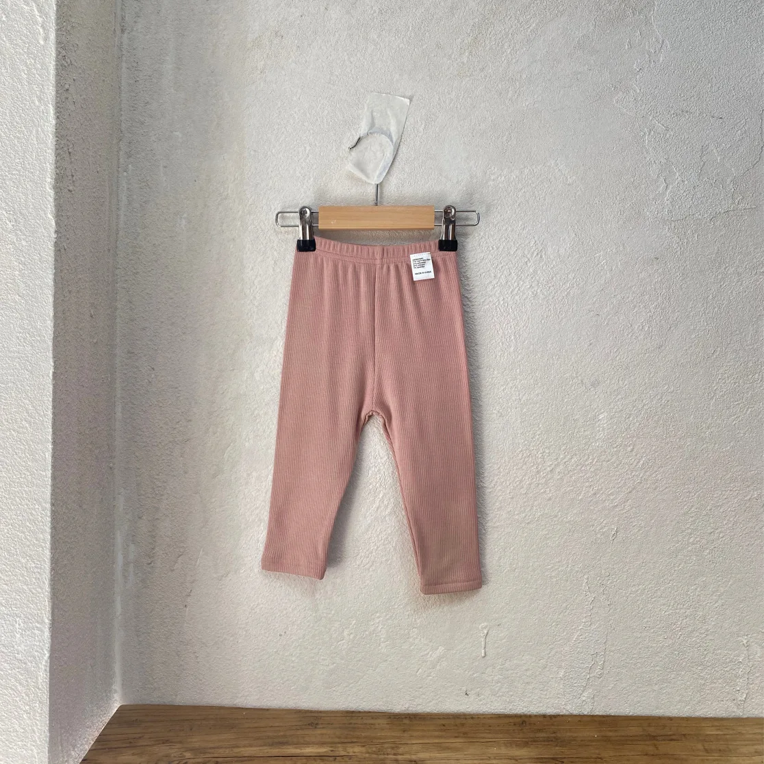 Cotton Baby Girls Leggings Solid Color