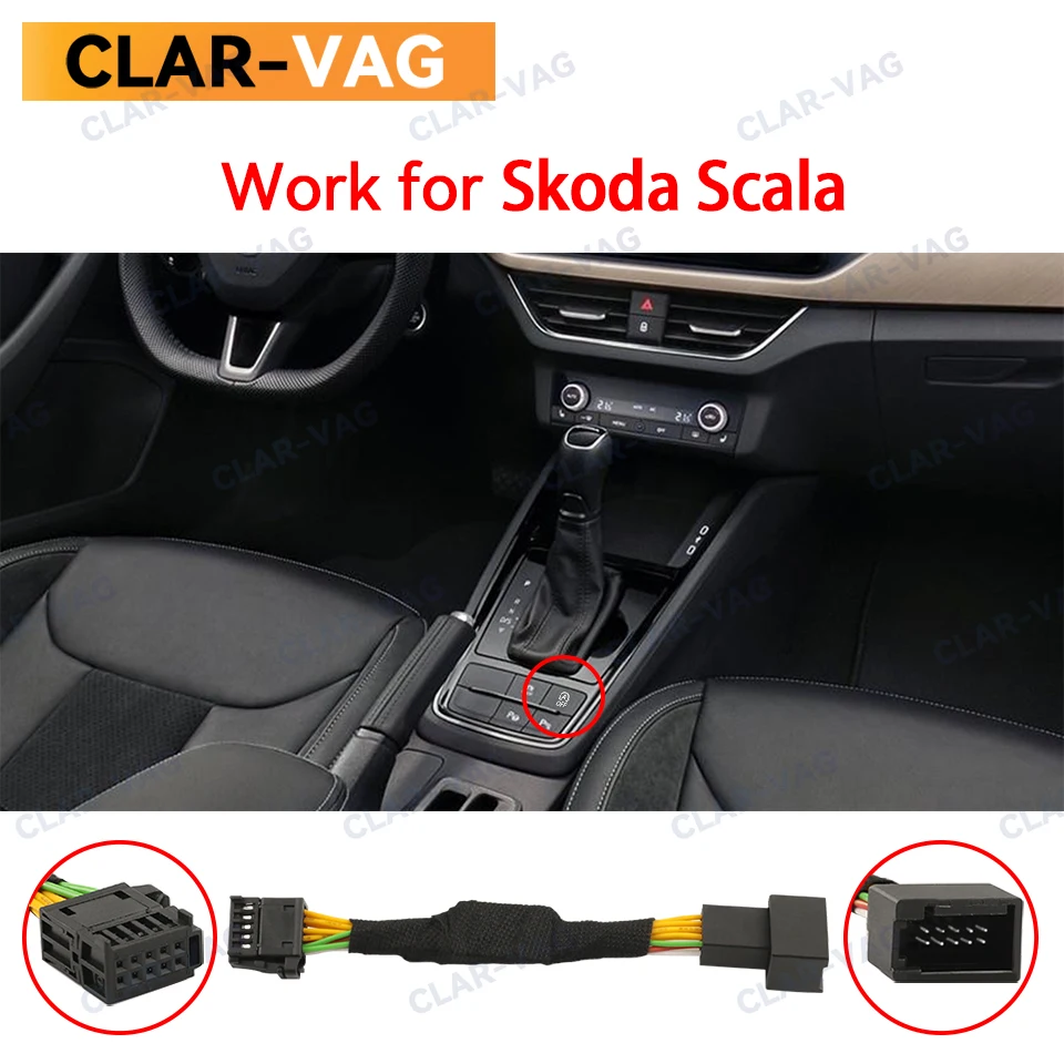 Für VW T-Cross Multivan T6.1 für SKODA Fabia Scala Auto Stop Start Motor System Off Gerät Control Sensor stecker Stop Abbrechen Draht – Detail 9