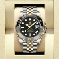 New GMT Watch PAGANI DESIGN 40mm Men's Wristwatch Classic Luxury Mechanical Watches Top Brand 100M Waterproof Watch for Men 2025