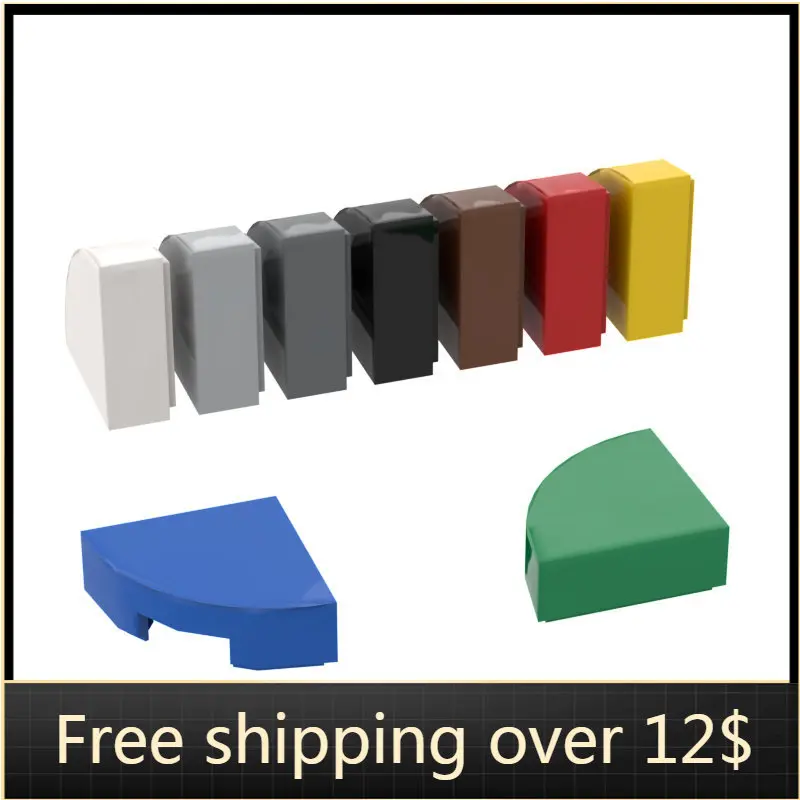 

10Pcs MOC Parts 25269 48410 Tile Round 1 x 1 Quarter Compatible Building Blocks DIY Bricks Educational Kids Toys Gifts