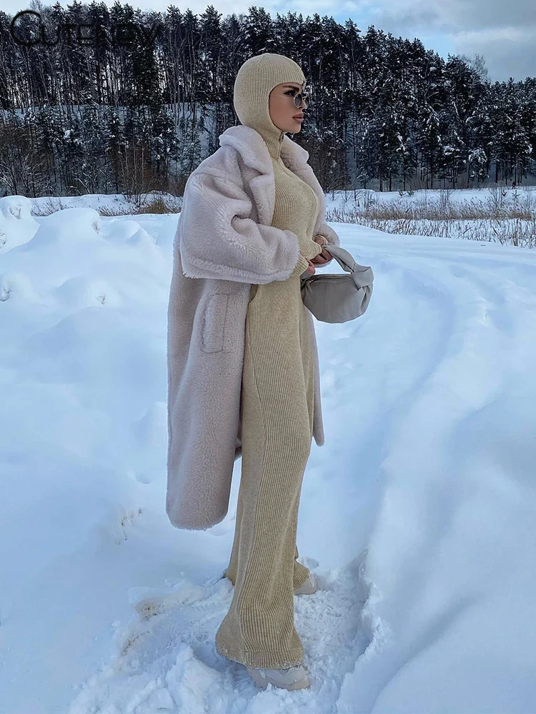 Classic Sporty Women 2Piece Set Concise Autumn Tracksuits Solid Hooded Zip-up Crop Tops+Matching Pants Female Knit Suits