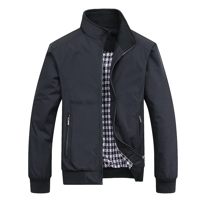 Embroidered CAMEL Spring and Autumn Casual Solid Color Fashion Slim Fit Bomb Jacket Jacket Baseball Jacket Men's Jacket M-6XL