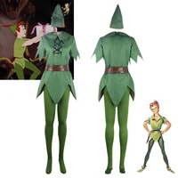 Peter Pan Cosplay Costume Movie PeterPan Green Elf