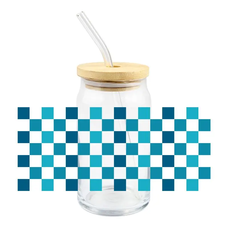 3D Leopard UV DTF Transfer Sticker Design Waterproof 16OZ Cups Wraps Sticker Rub On Transfers for Crafts Furniture