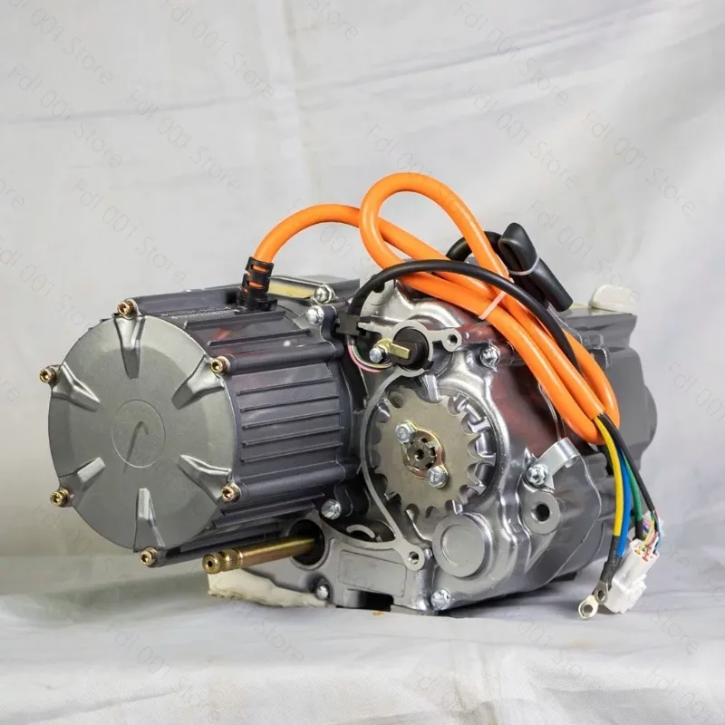 Motore di trasmissione intermedio da 72V 8000 giri/min con frizione per motociclette elettriche e veicoli elettrici fuoristrada - immagine 5