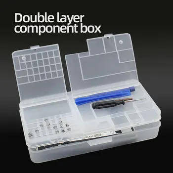 Transparent Electronic Parts Storage Box 1