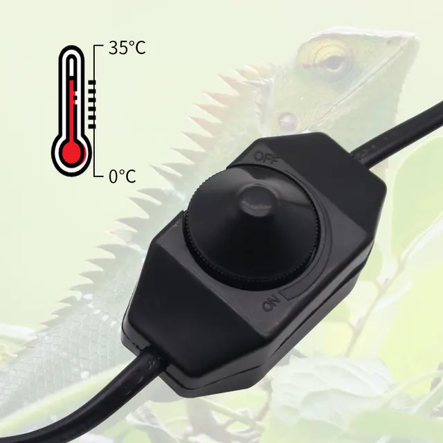 Reptile Heating Mat Reptile Heat Pad Adjustable Temperature Control Terrarium Pet Tank Warmer Mat Pad for Crested gecko Reptiles 2