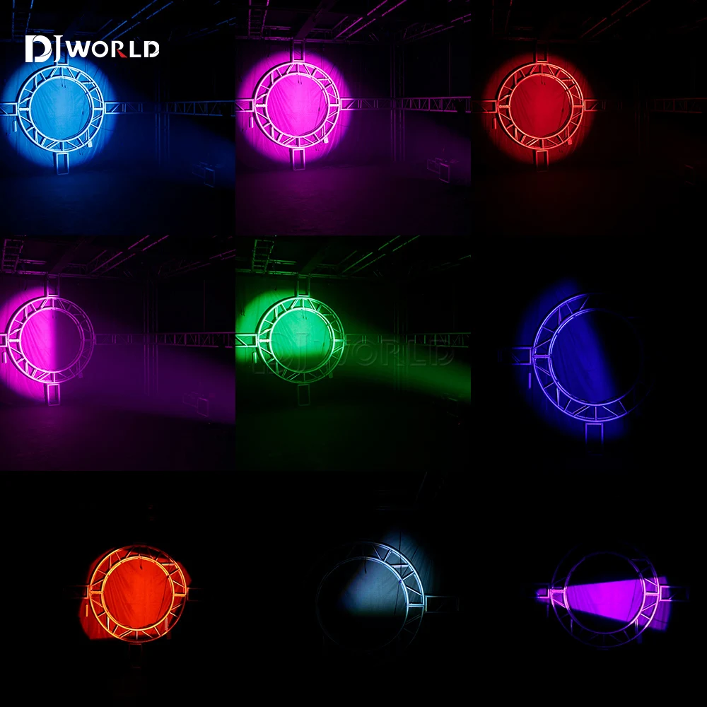 LED 250W Profile Leko Spotlight RGBW 4in1 Manual Cutting Stage Lighting Theater Wedding Catwalk Stage Professional DJ Equipment 4