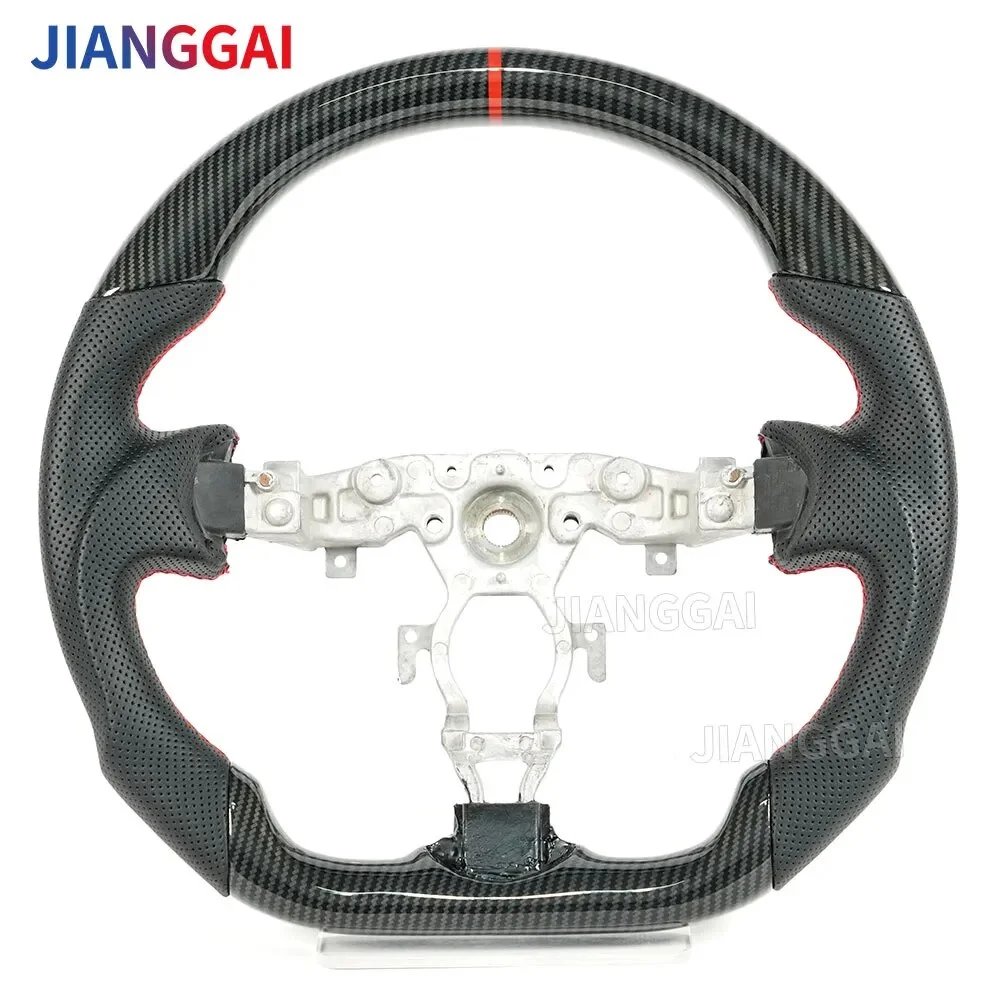 Hydro Carbon Fiber Steering Wheel Fit For Infiniti G37 2009 2010 2011 2012 2013 Model Carbon Fiber LED Shift Racing Wheel