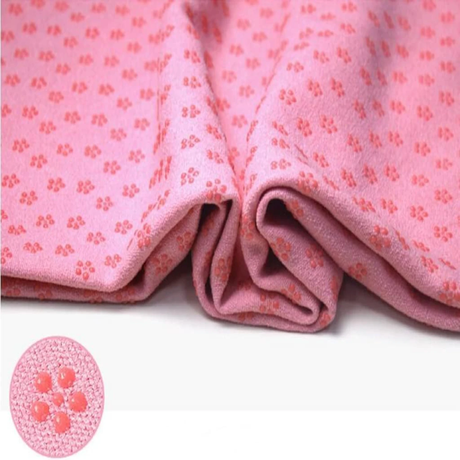 Non-Slip Yoga Mat Towel-Absorbent, Versatile for Hot Yoga, Pilates Grip Dots Stability