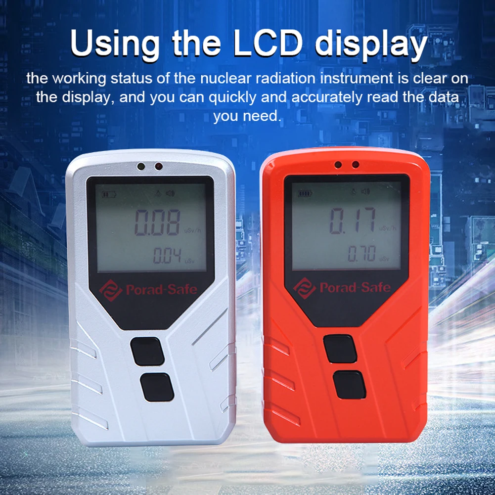 PDG 100 Handheld Nuclear Radiation Detector LCD Display Household Radioactive Tester Geiger