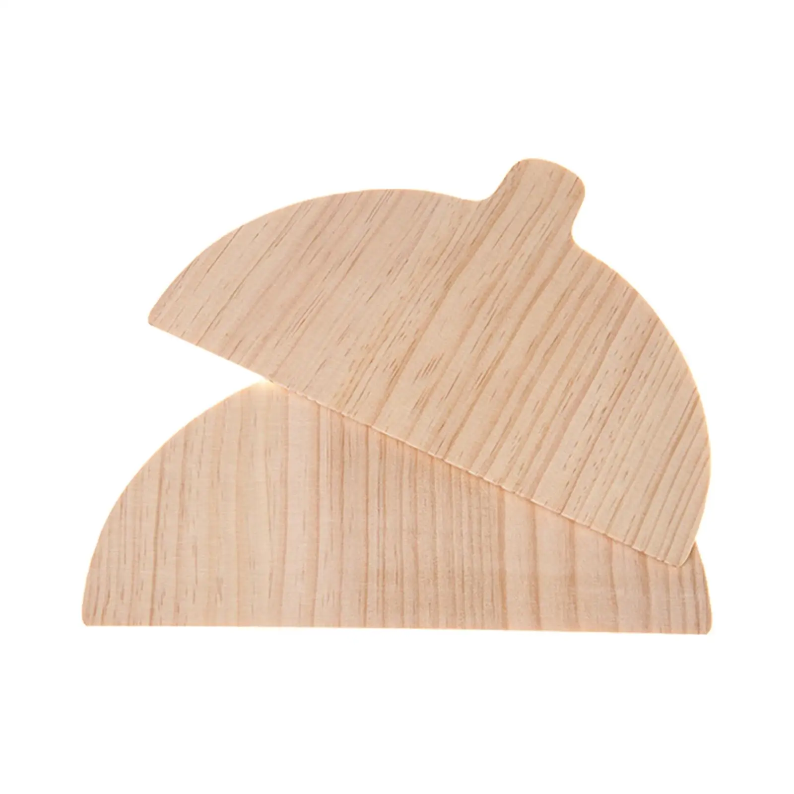 2 Pieces Pizza Paddle Half Round Kitchen Baking Tool Easy Storage Wooden Pizza pizza peel,pizza bakeware
