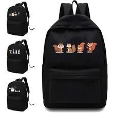 

Canvas Backpacks Women Shoulders School Bag Cartoon Pattern Printed Casual Backpack Designer Laptop Backpack Unisex Sport Bag