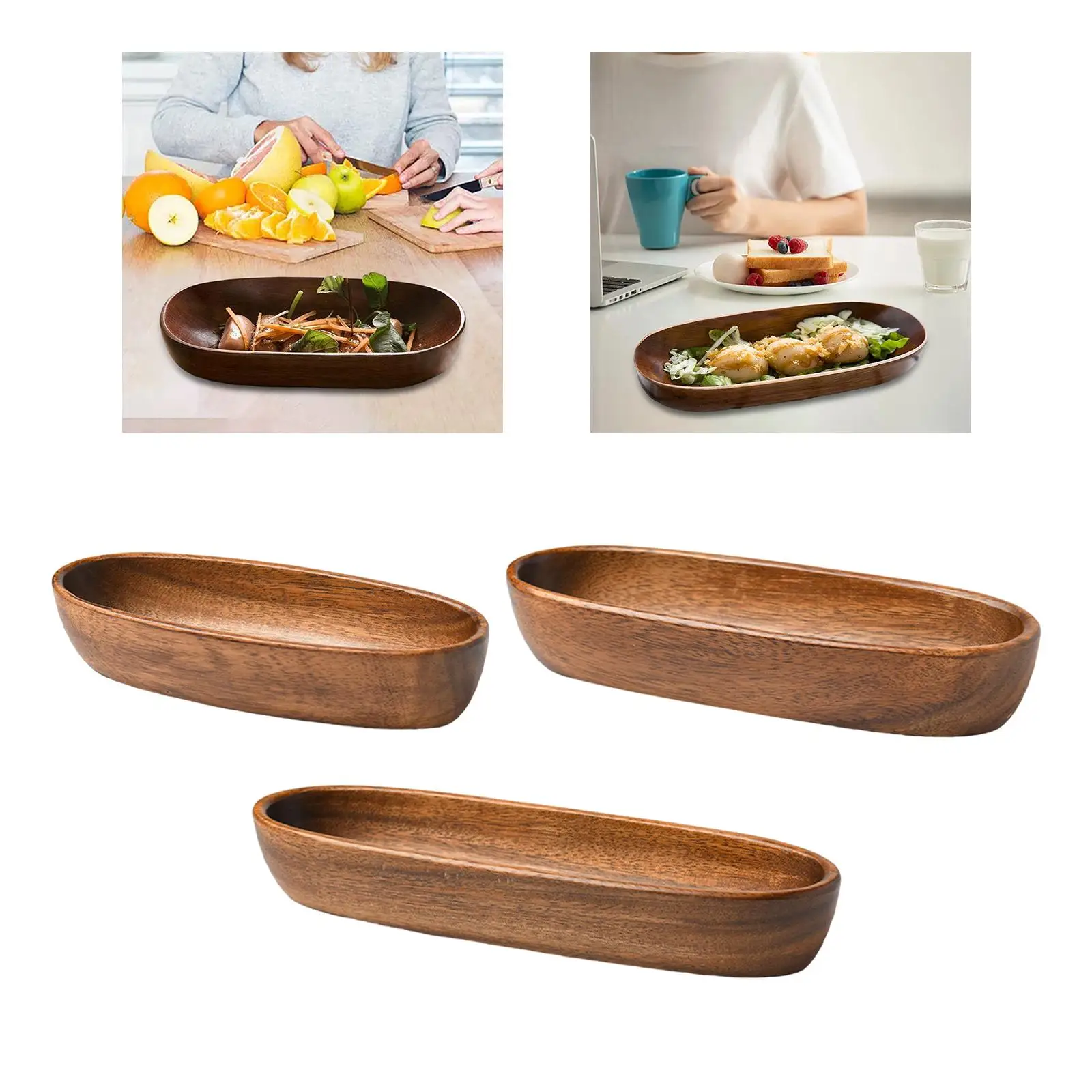 Wood Serving Tray Kitchen Tools Reusable Household Makeup Tray Japanese Serving Tray for Toilet Bathroom Countertop Dining Room