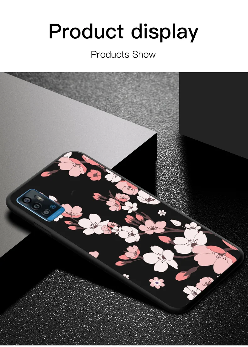 For ZTE Blade A71 Case Silicon Back Cover Phone Cases for zte blade A 71 a71 Soft Coque Fashion Cute TPU bumper Protective Bags neck pouch for phone