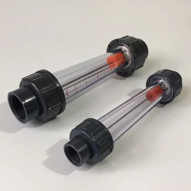 PVC plastic tube rotor flowmeter LZS-15 threaded connection float flowmeter