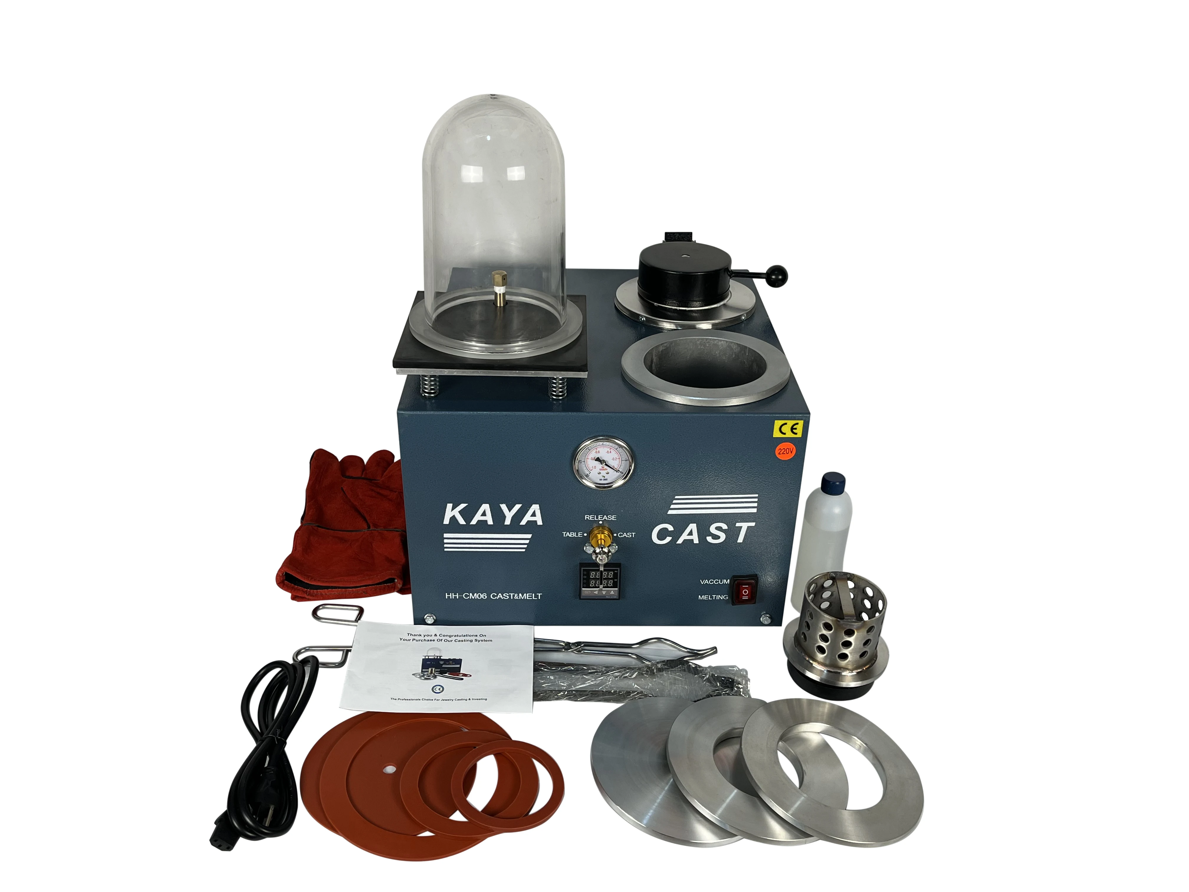 KAYAJewelryCASTMELT2LVacuumInvestingCastingMelting2LMachine