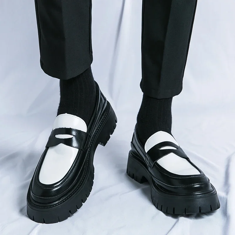 

Брендовые мужские кожаные туфли-броги на платформе, мужская деловая обувь для свадьбы, вечеринки, офиса, мужские оксфорды, деловые Мокасины, обувь