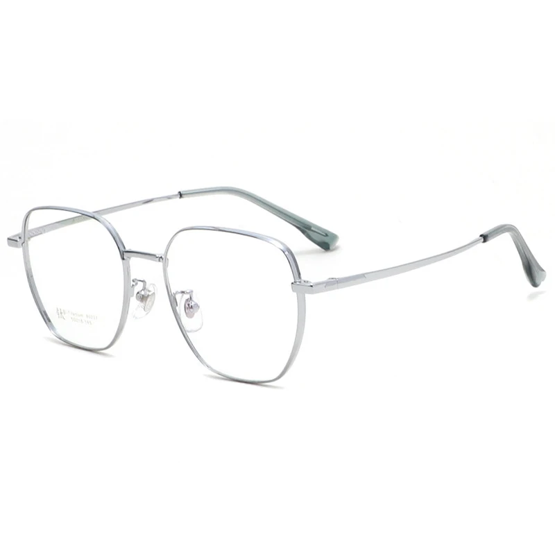 

Beta Titanium Eyeglasses Anti Blue Myopia Spectacle Retro Square Eyewear Cute Eye Glasses Women Men Gold Silver Optical Frames