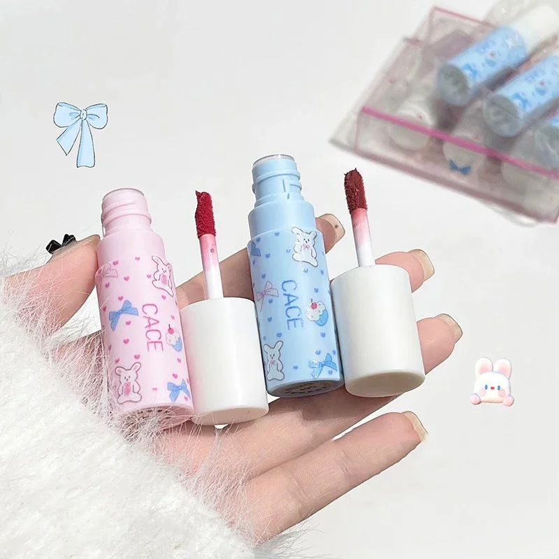 Lip Glaze lip gloss lip makeup lip glaze lip tint makeup cheek blusher Matte Peachy-pink Liquid Lipstick Waterproof Long Lasting Velvet Nude Red Lip Mud Smooth Cheek Rouge Tint Cosmetics
