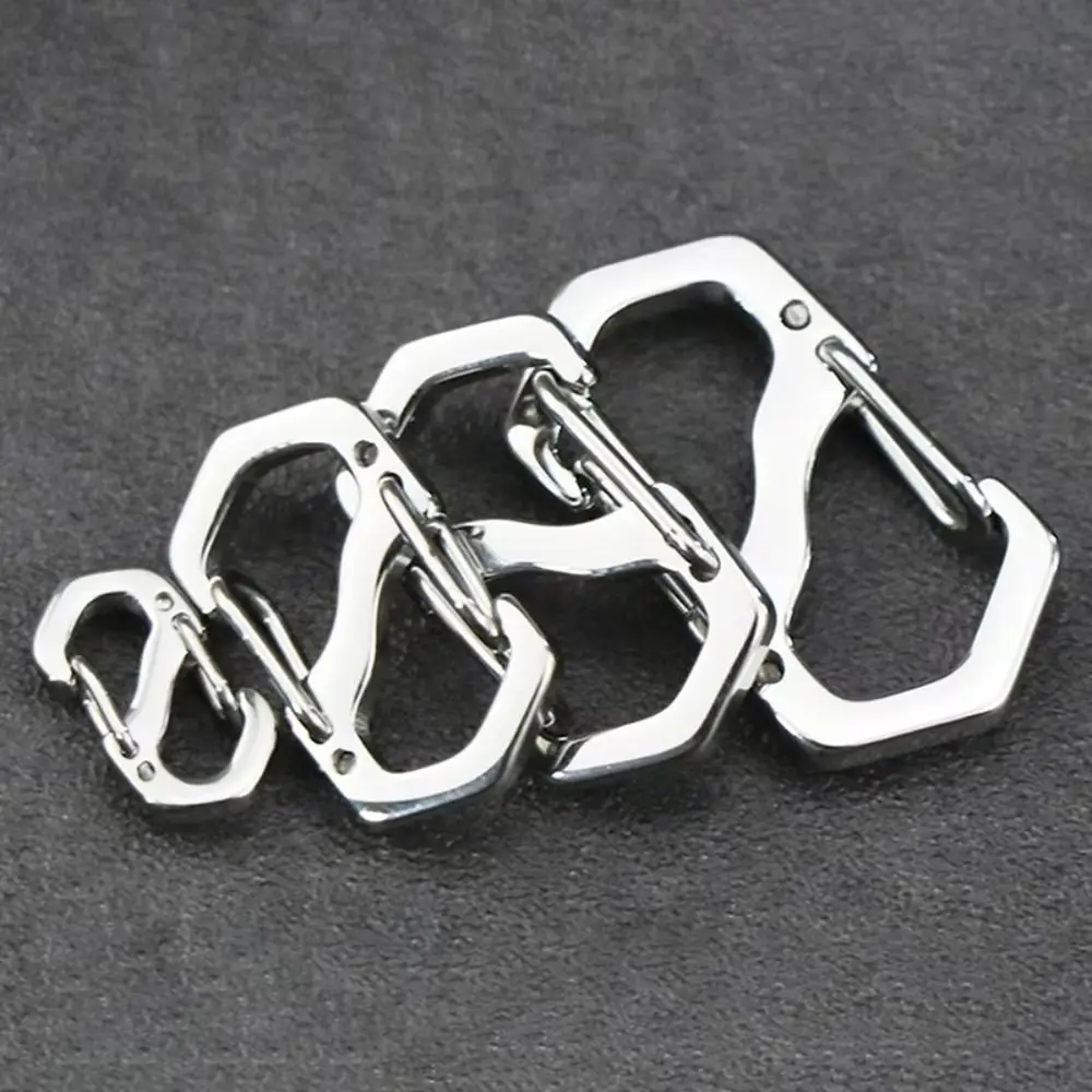 10PCS 고품질 스테인레스 스틸 배낭 버클 S 유형 수제 목걸이 걸쇠 실버 수하물 후크 쥬얼리 액세서리