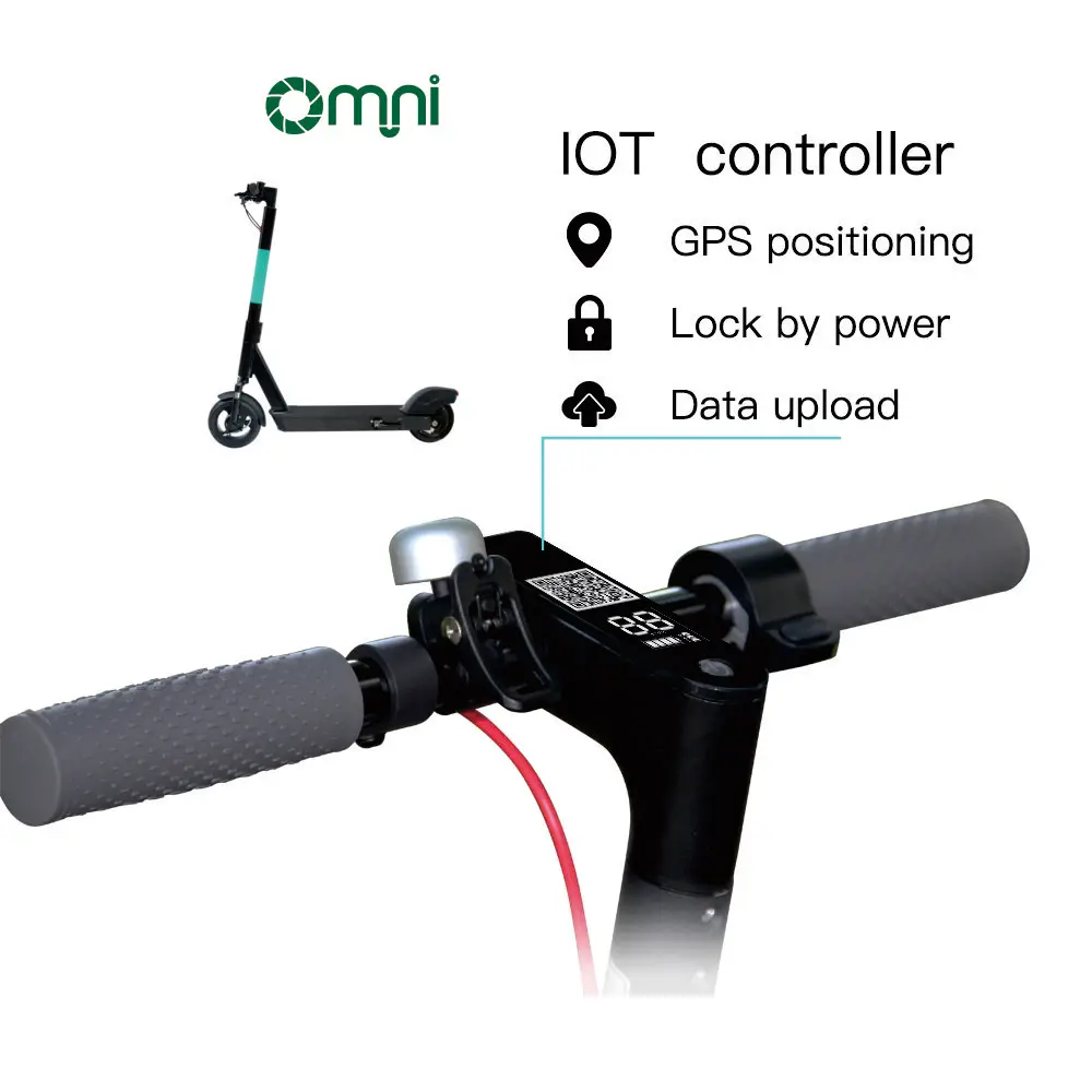 Omni 8.5inch 10inch Sharing Electric Scooter With Removable Battery Gps 2G/4G APP QR Code custom