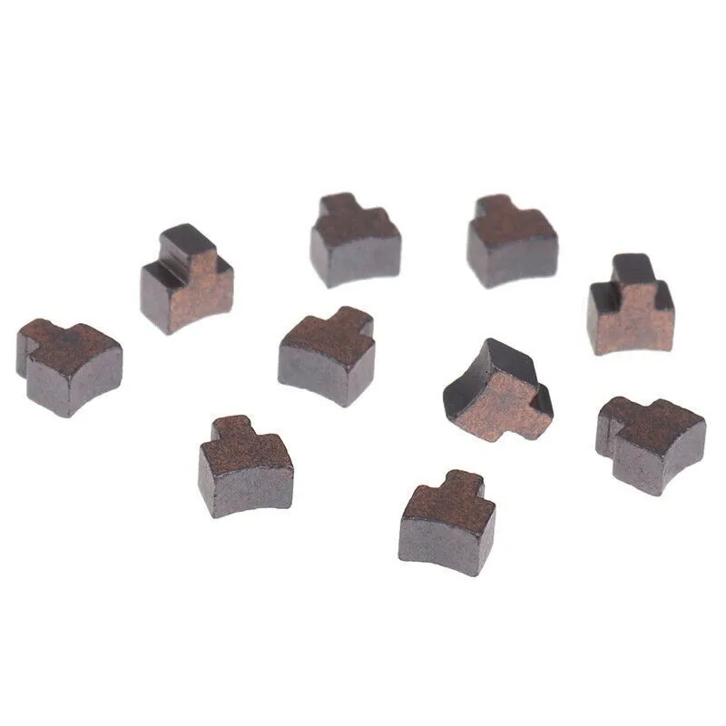 20pcs Motor Carbon Brushes Replacement Drill Electric Screwdriver Brushes Holder Accessories For RS550 Motor 6.2*5.4*3.6mm
