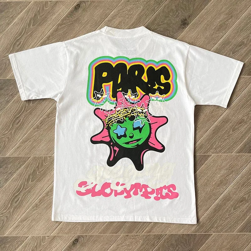 GLOGANG Gloyalty Vintage Tee 半袖 Tシャツ 2色 関税送料無料 High Quality Cotton Glo Gang Tshirts Black White Cartoon