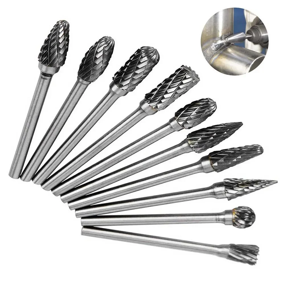

Tungsten Carbide Rotary File Hard Alloy Rotary Bur Drill Bit Engraving Cutter Carbide Rotary File Tungsten Wood Stone Carving