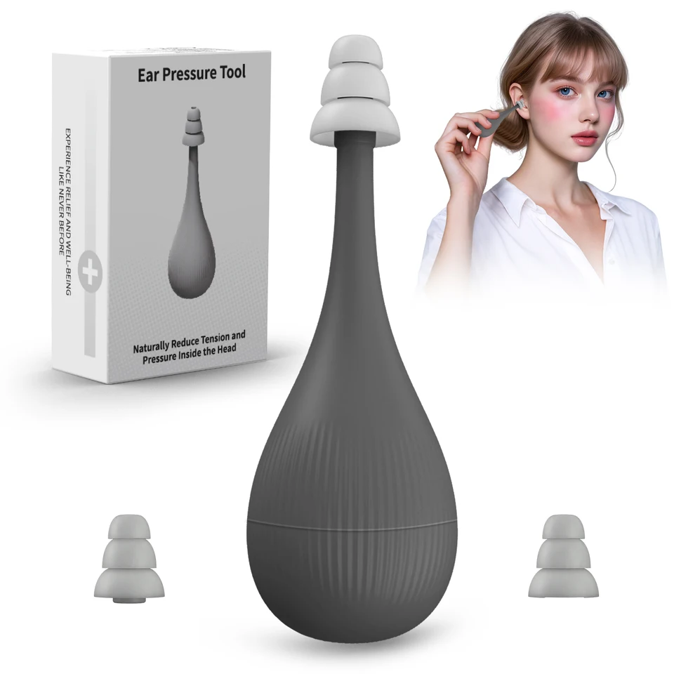 Portable Ear Pressure Relief Tool with Earplugs