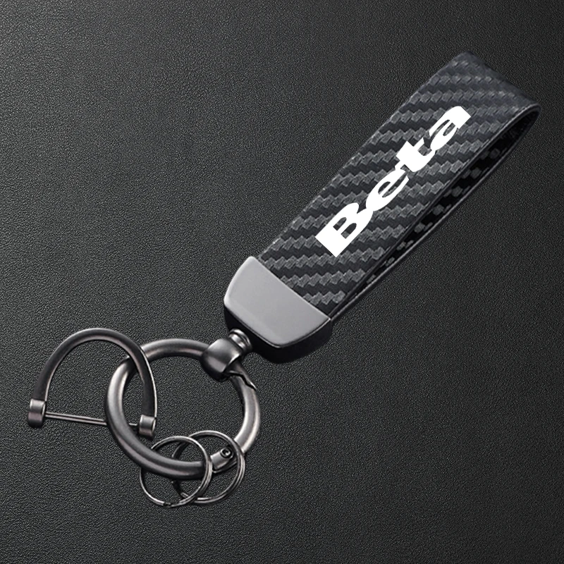 Carbon Fiber Enduro Motorcycle Keychain