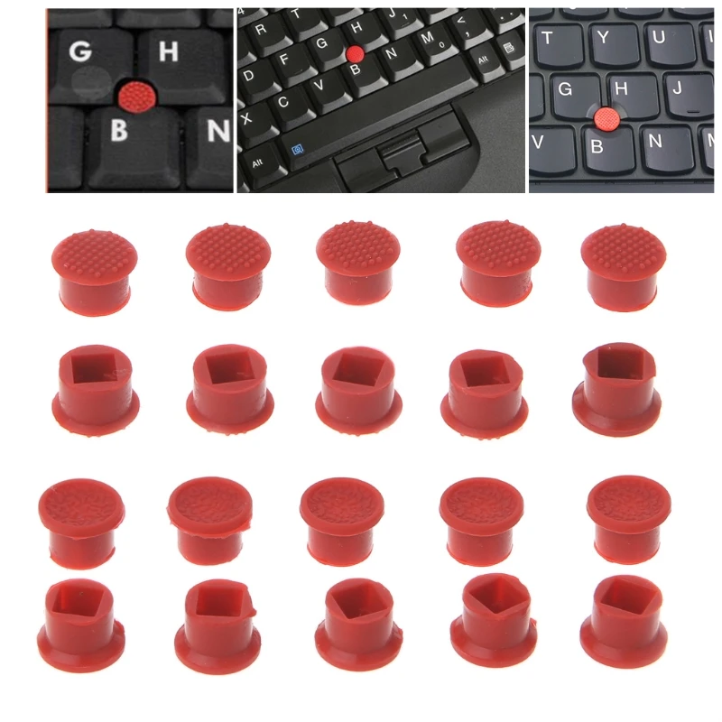 10 unidades/pacote para para Red Thinkpad Laptop TrackPoint Caps