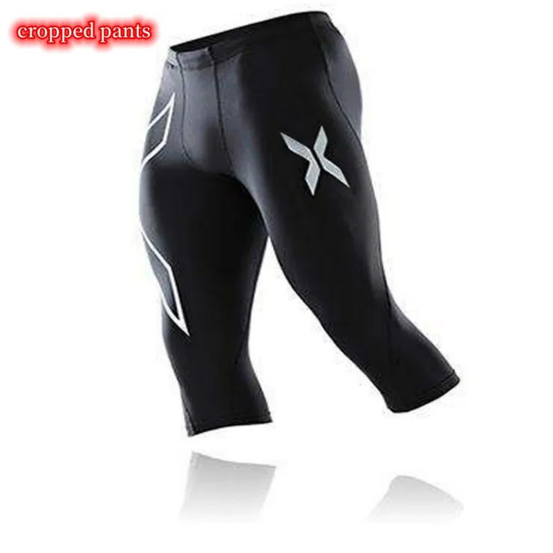 Description Picture 6 of itemMen's sports pants compression quick-drying fitness sports leggings sportswear training basketball tights gym running shorts men