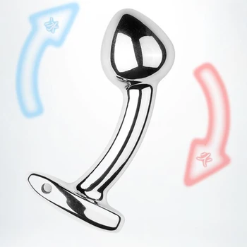 S/M/L Sex Metal Anal Toys Female Adult Sex Products Men and Women Ass Plug Stainless Steel Anal Plug Sex Toys Anal Dildo Toys 2