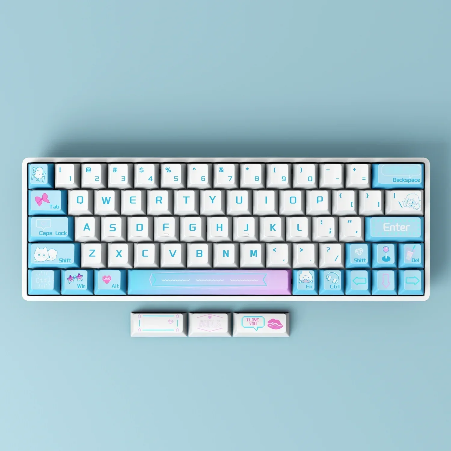 Sikakeyb Hm66 Keyboard Wired Magnetic Axis E-Sports Game Keyboard 