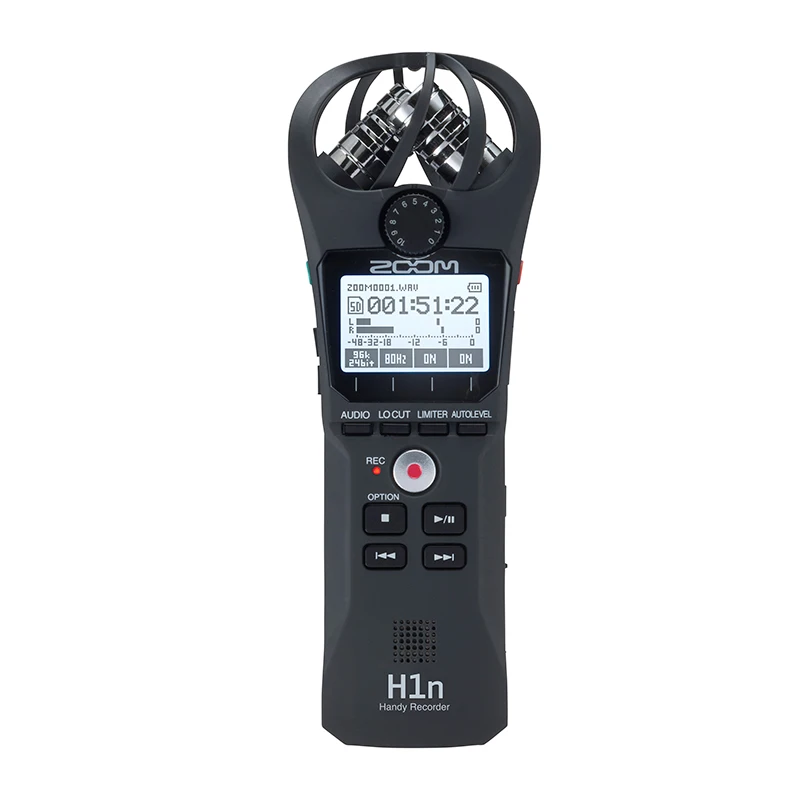 

Ручной диктофон ZOOM H1N, цифровая камера, аудио-рекордер, стерео микрофон для интервью, SLR запись, ручка с микрофоном в подарок