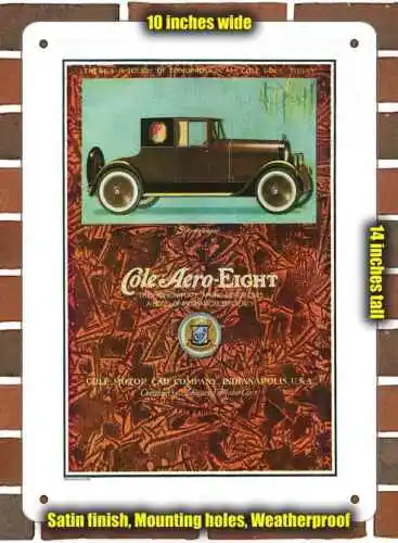 

Металлический знак 1920 Cole Aero-Eight Sportcoupe _ 2- 10x14 дюймов