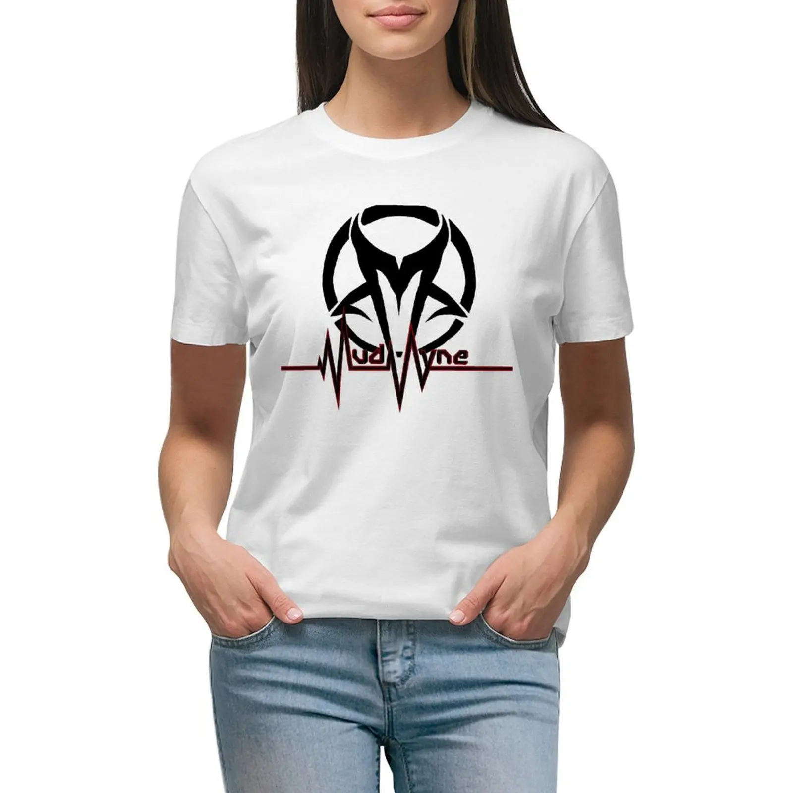 

mudvayne T-shirt aesthetic clothes funny plus size tops Women clothing