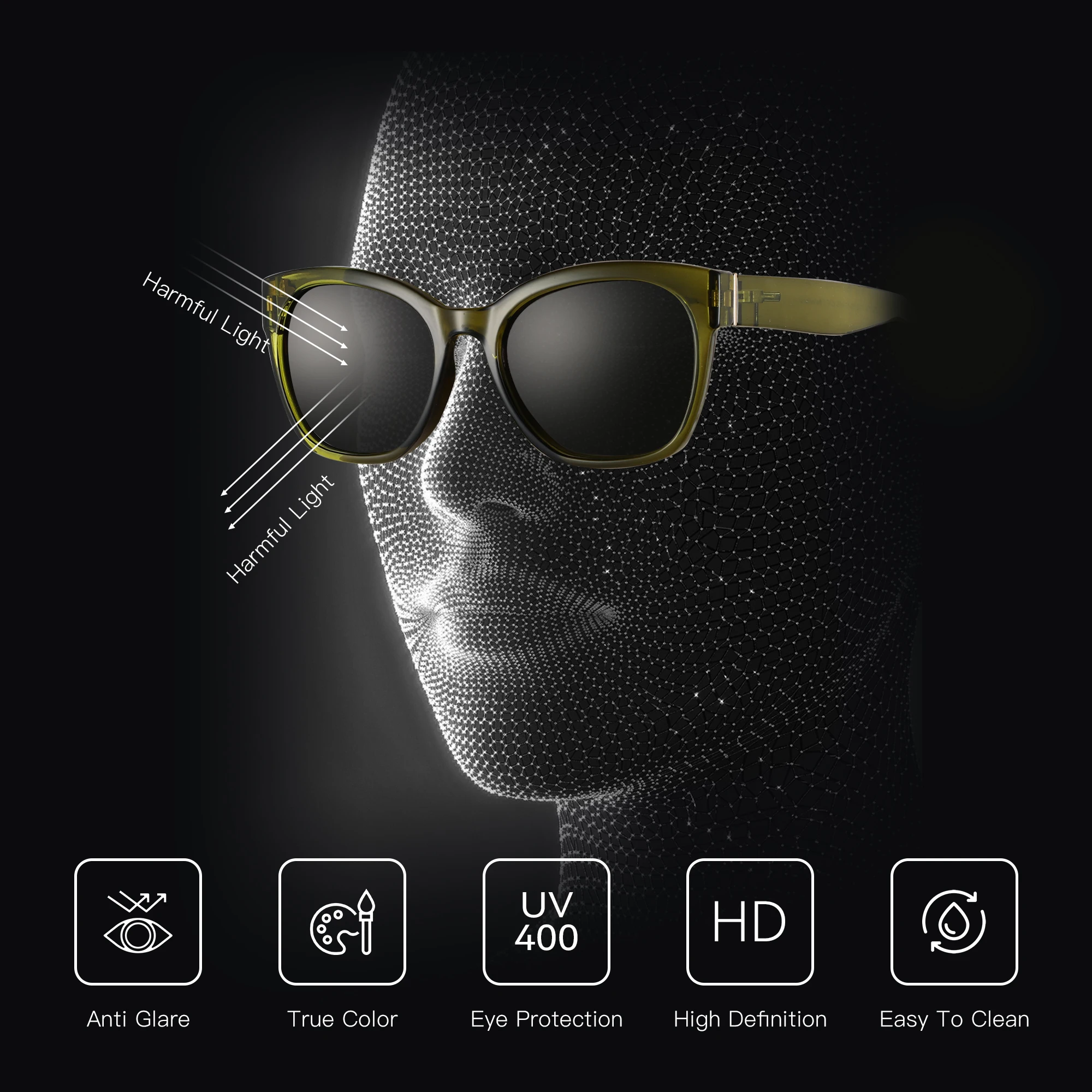 Chunky Butterfly Frame Sunglasses 3