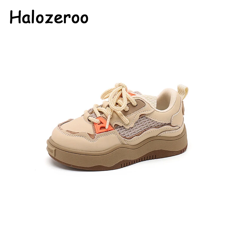 

New Kids Casual Sneakers Baby Girls Leather Shoes Children Brand Chunky Sneakers Boys Sport Sneakers Fashion Trainers Spring